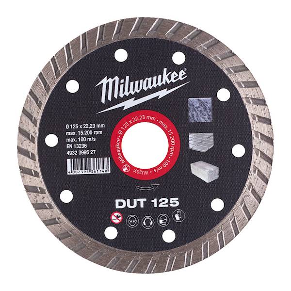 Tarcza diamentowa DUT 125mm  beton cegły Milwaukee   4932399527