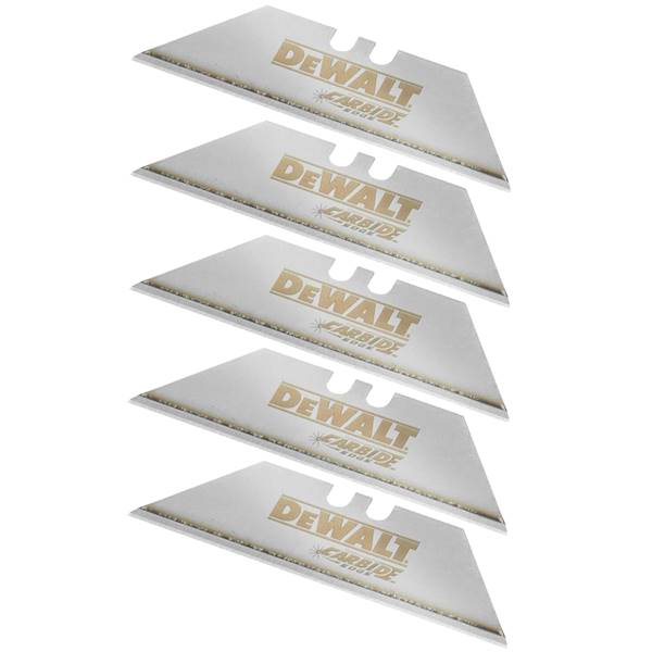 Ostrza do noża trapezowe 5szt DeWalt Carbide   DWHT0-11131