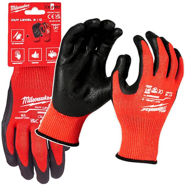 Rękawice przeciwprzecięciowe 3/C Milwaukee 9/L - 4932471421