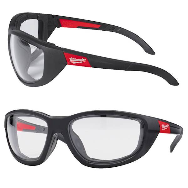Okulary ochronne z uszczelką Milwaukee bezbarwne 4932471885