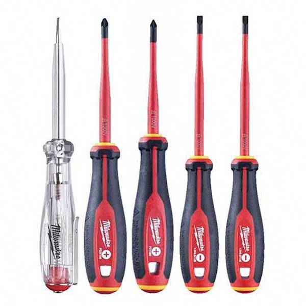 Wkrętaki izolowane elektryczne VDE 7szt Milwaukee - 4932464066