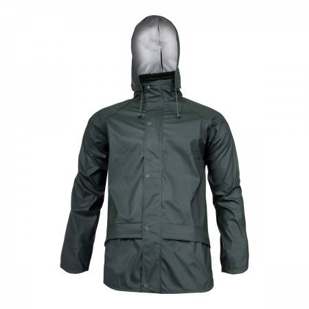 KURTKA PRZECIWDESZCZOWA PU ZIELONA LAHTI 2XL  L4091805