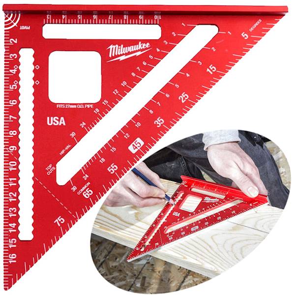 Kątownik ciesielski 183mm metryczny Milwaukee - 4932472124