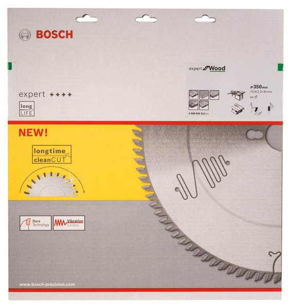PIŁA TARCZOWA BOSCH EXPERT WOOD 350X30X3,5 54T  2608642512