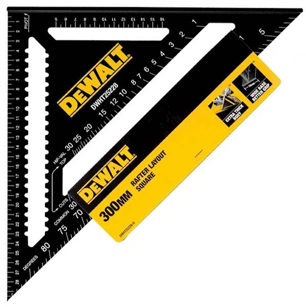 Kątownik ciesielski metryczny DeWalt 30cm   DWHT25228-0