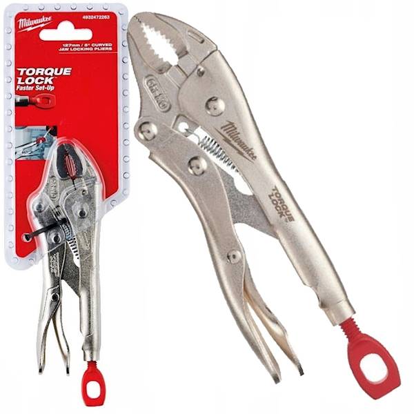 Szczypce zaciskowe MORSE'A Milwaukee Wygięte 127mm - 4932472263