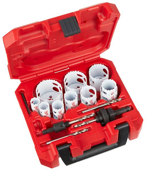 Zestaw otwornic do metalu drewna 19-57mm Milwaukee - 49224152