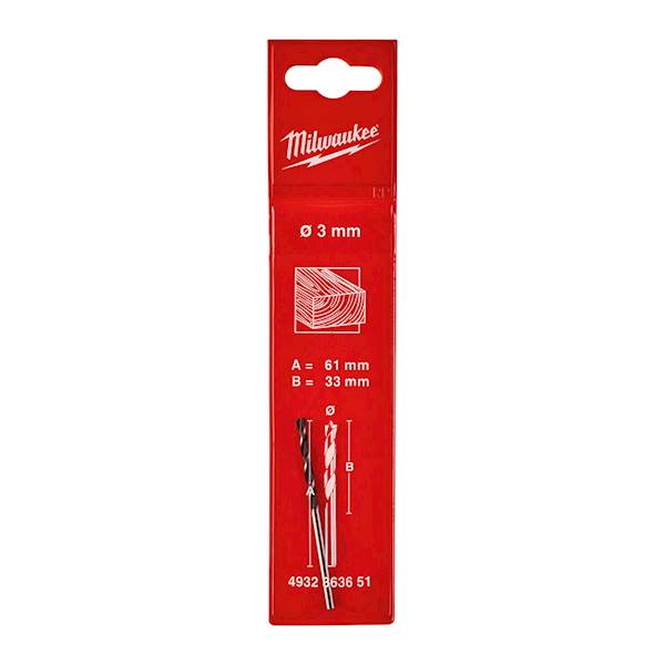 Wiertło do drewna Milwaukee 3mm - 4932363651