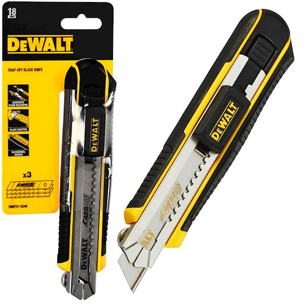 Nóż z łamanym ostrzem do tapet DeWalt    DWHT0-10249
