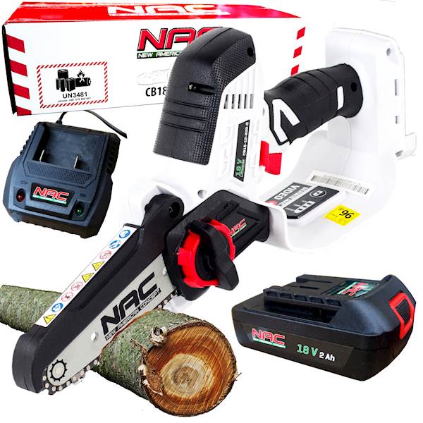 Mini piła łańcuchowa do gałęzi gałęziówka NAC CB18-12-B20-S 12,7cm ZESTAW