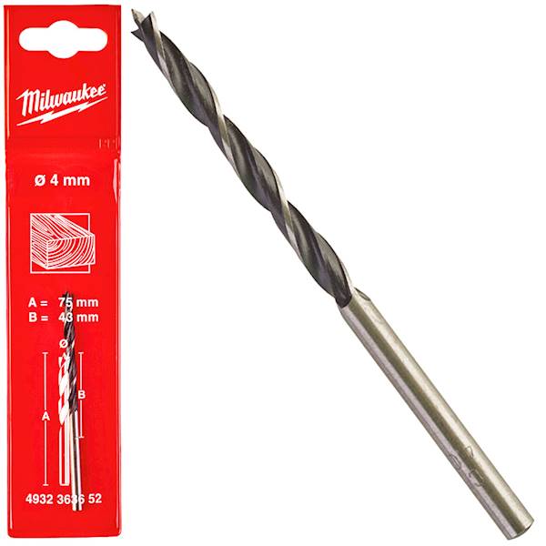 Wiertło do drewna Milwaukee 4mm - 4932363652