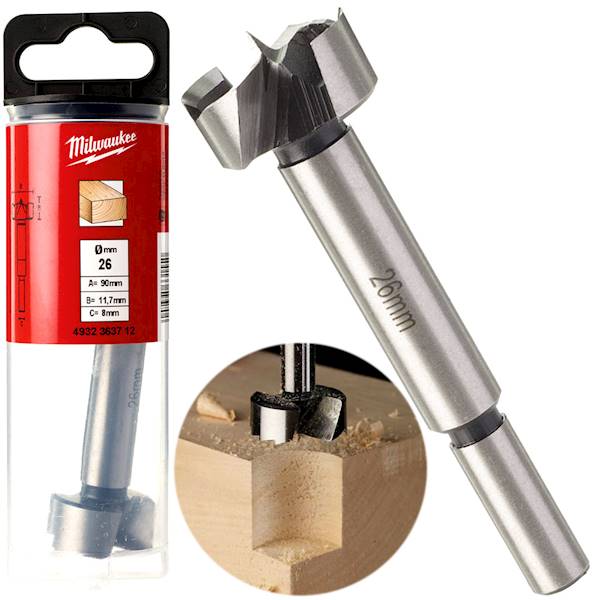 Wiertło puszkowe sednik frez 26/90mm Milwaukee - 4932363712