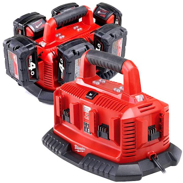 Ładowarka 6xAKU M1418C6 Milwaukee - 4932430086