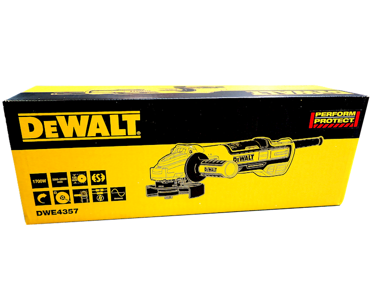 Szlifierka kątowa z regulacją obrotów DeWalt DWE4357 -QS 1700W