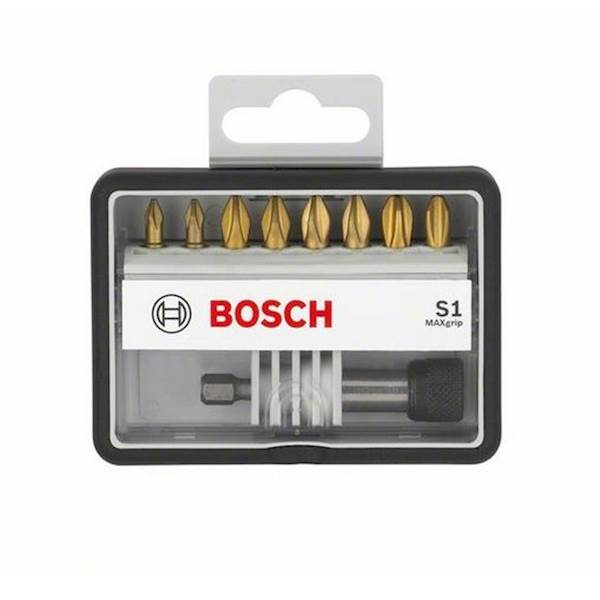 ROBUST BITY TORX T10-T40+UCHWYT 9EL. MAX GRIP  BOSCH  2607002576