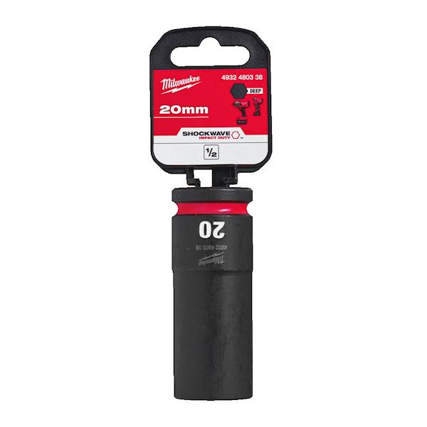 Nasadka udarowa 6-kątna DŁUGA 1/2 Milwaukee 20mm   4932480338