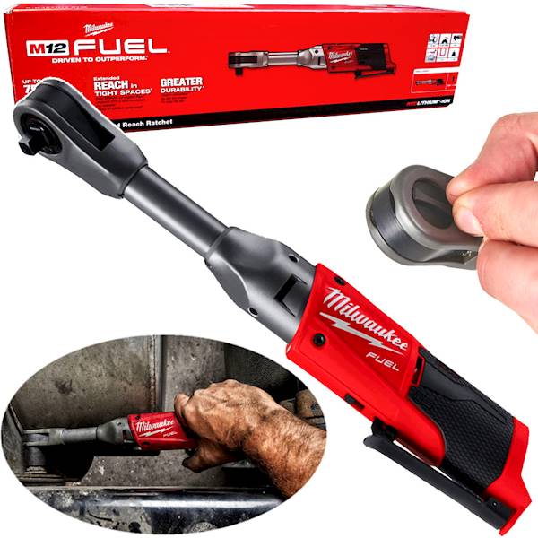 Grzechotka akumulatorowa 3/8" 75Nm Milwaukee M12FIR38LR-0 - 4933471500