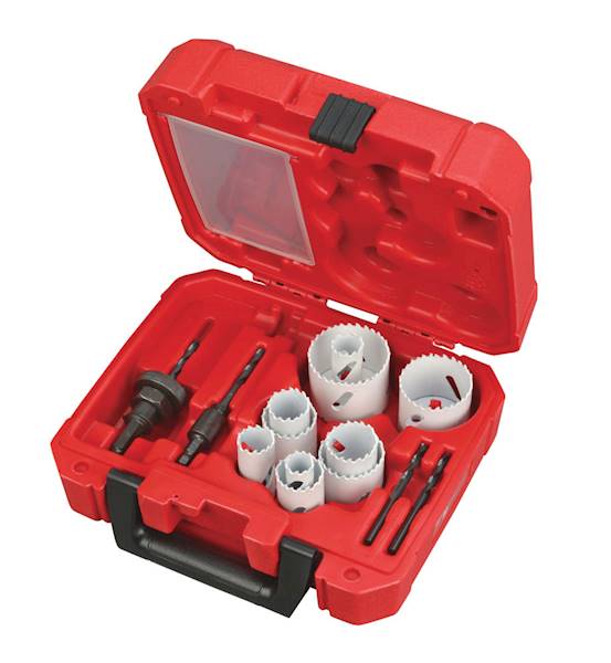 Zestaw otwornic do metalu drewna 19-57mm Milwaukee - 49224152