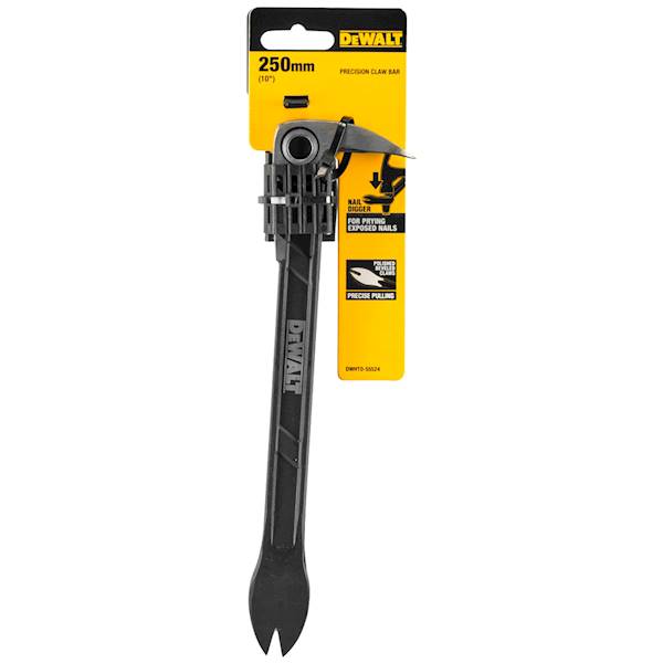 Łapka precyzyjna do wyciągania gwoździ DeWalt 250mm   DWHT0-55524