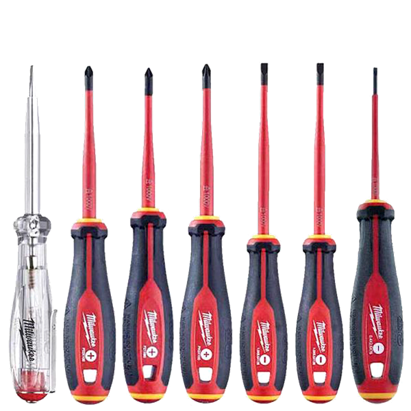 Wkrętaki izolowane elektryczne VDE 7szt Milwaukee - 4932478738