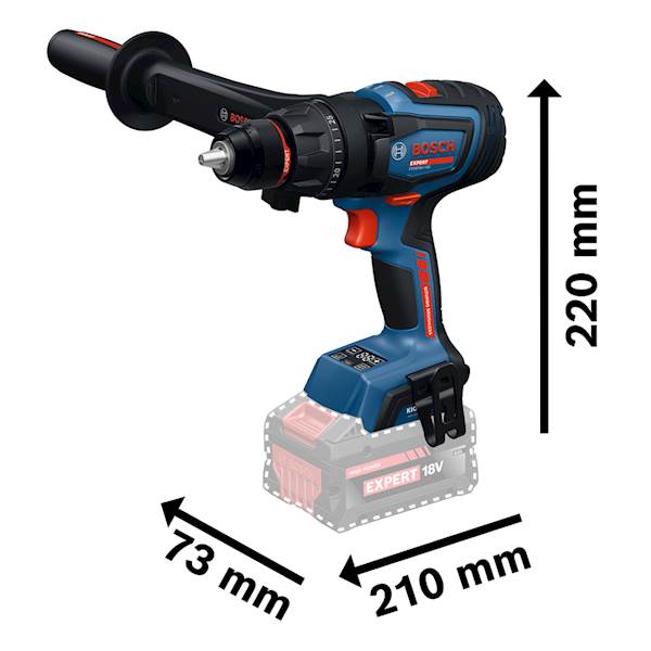 Wkrętarka udarowa 150Nm BOSCH EXSB 18V-150   06019R3200