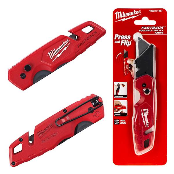 Nóż nożyk składany FASTBACK Milwaukee - 4932471357