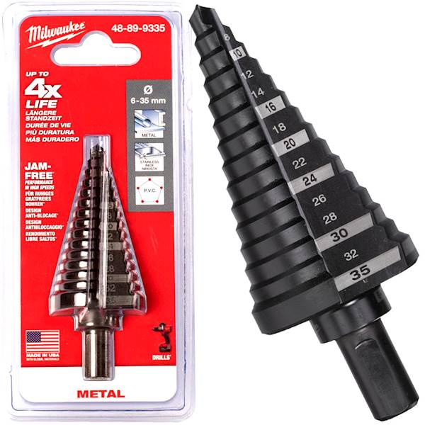 Wiertło stopniowe stożkowe 6-35mm Milwaukee - 48899335