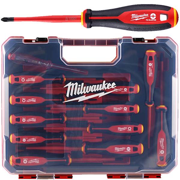 Zestaw wkrętaków izolowanych VDE 12szt Milwaukee - 4932479095