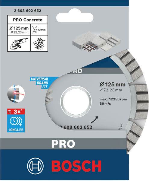 TARCZA DIAMENTOWA BOSCH BETON *** 125,2/22,23  2608602652
