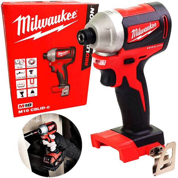 Zakrętarka udarowa 180Nm Milwaukee M18CBLID-0 - 4933464476