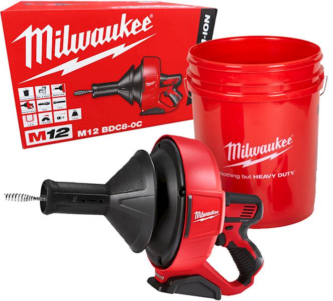 Przepychacz spirala do rur 7,6m Milwaukee M12BDC8-0C   4933451632