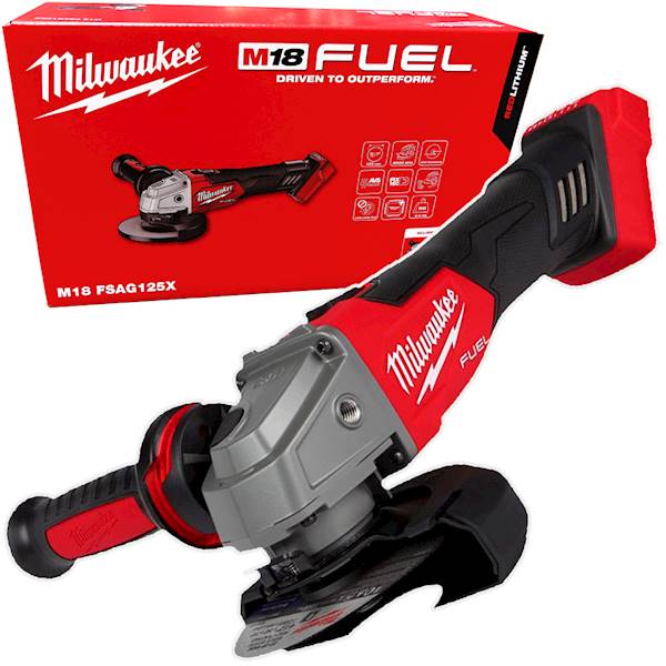Szlifierka kątowa Milwaukee M18 FSAG125X-0 - BEZSZCZOTKOWA - Body