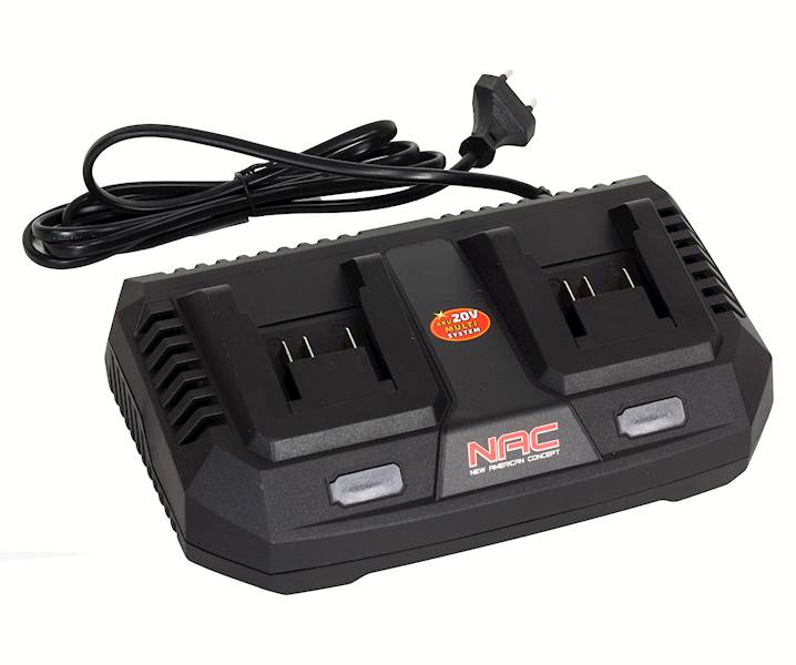 Ładowarka Akumulatora NAC BC-LI-2X30-20V PODWÓJNA