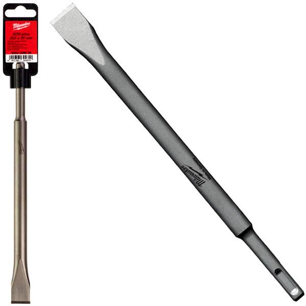 Dłuto płaskie 20 / 250mm SDS-Plus Milwaukee - 4932339626