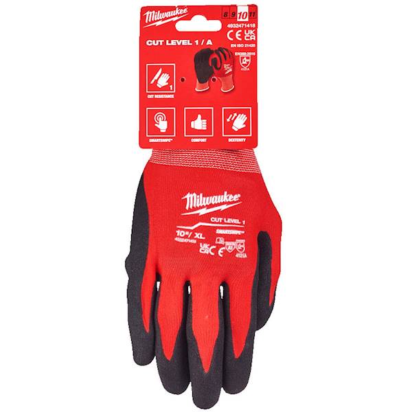 Rękawice robocze CUT LEVEL 1/A Milwaukee 10 / XL