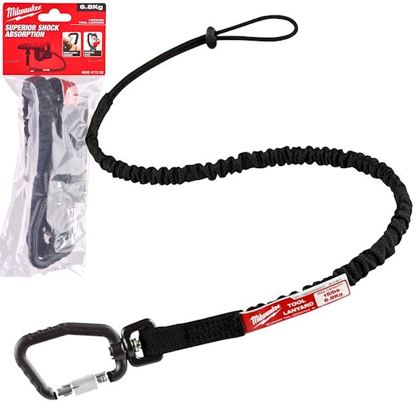 Smycz uprząż asekuracyjna do narzędzi Milwaukee 6,8kg - 4932471352