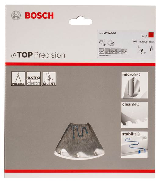 PIŁA TARCZOWA BOSCH TOPREC WOOD 165x20x2  2608642385