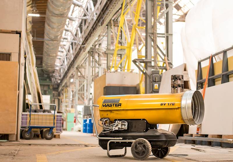 NAGRZEWNICA OLEJOWA Z ODPROWADZENIEM SPALIN BV170E