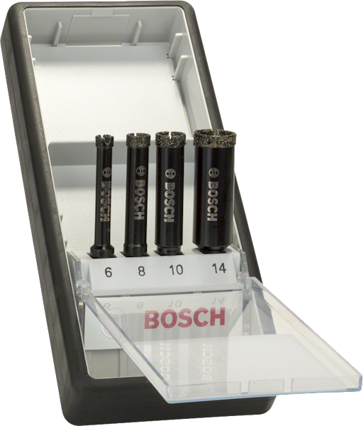 ROBUST WIERTŁA DIAMENTOWE 6 8 10 14 BOSCH 2607019880