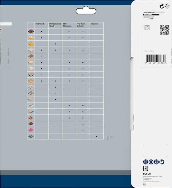 PIŁA TARCZOWA BOSCH MULTI-MATERIAL 230x2,4x30 Z64  2608640513