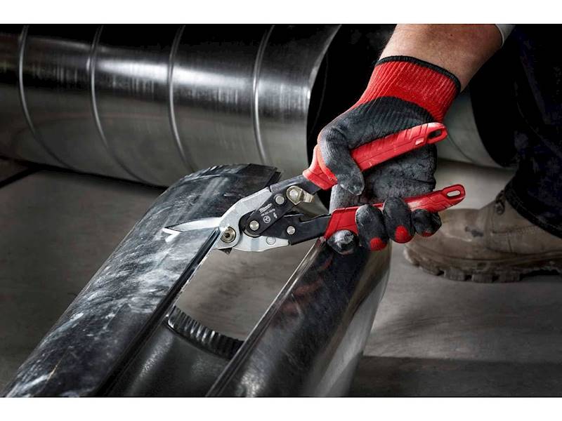 Nożyce do cięcia blachy lewe odgięte Milwaukee - 48224512