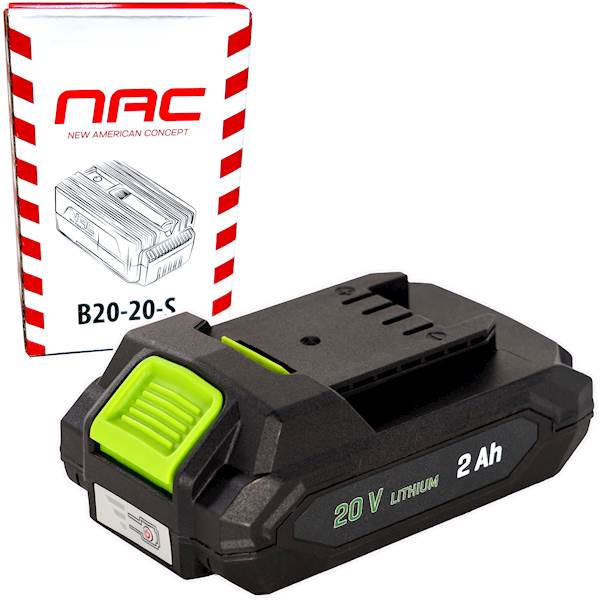 AKUMULATOR NAC 20V 2.0Ah B20-20-S