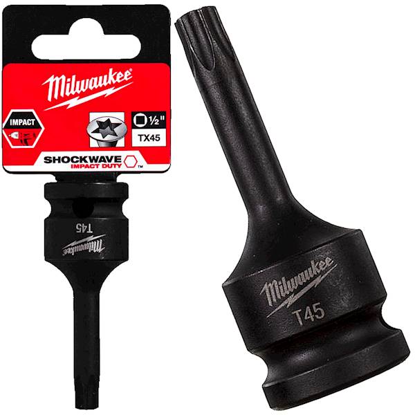 Nasadka udarowa TORX 1/2 Milwaukee T45   4932478061