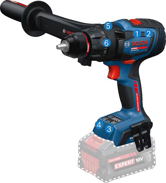 WIERTARKO WKRĘTARKA bezszczotkowy 150Nm BOSCH EXPERT EXSR18V-150 2*8AH 06019R2201