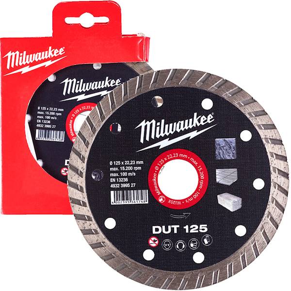 Tarcza diamentowa DUT 125mm  beton cegły Milwaukee   4932399527
