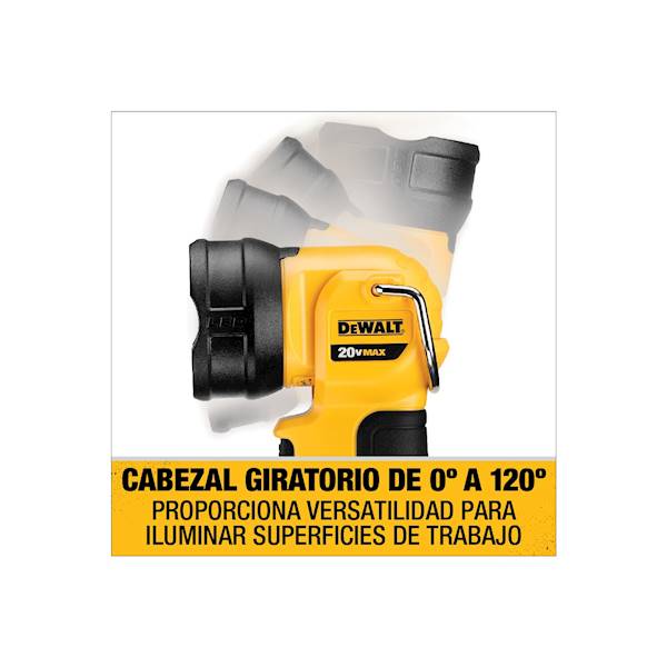 Lampa latarka warsztatowa LED 18V DeWalt DCL040-XJ
