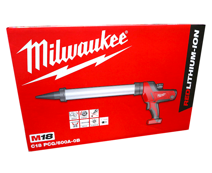 Pistolet wyciskacz do silikonu mas 600ml Milwaukee C18PCG/600A-0B   4933459638