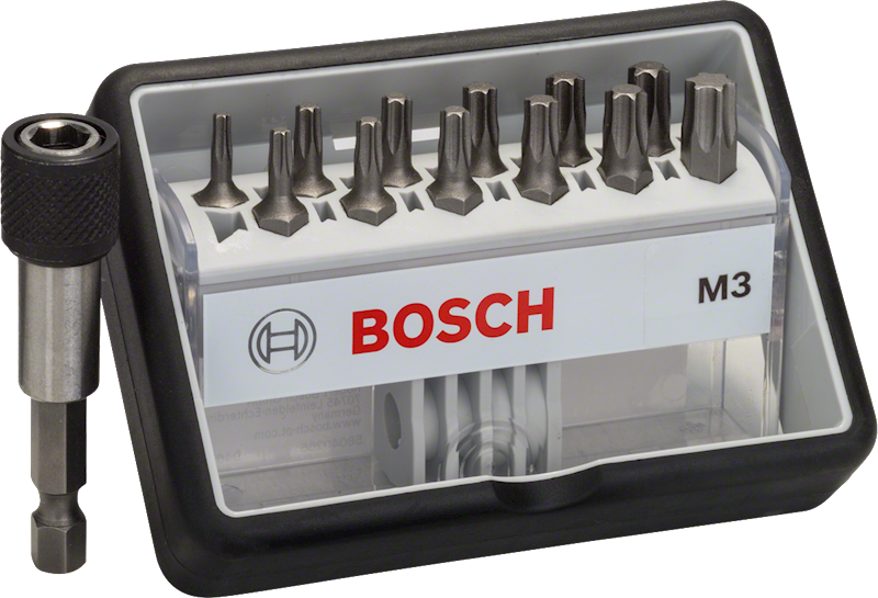 ROBUST BITY TORX T8-T40+UCHWYT 13EL. EXTRA HARD BOSCH 2607002565