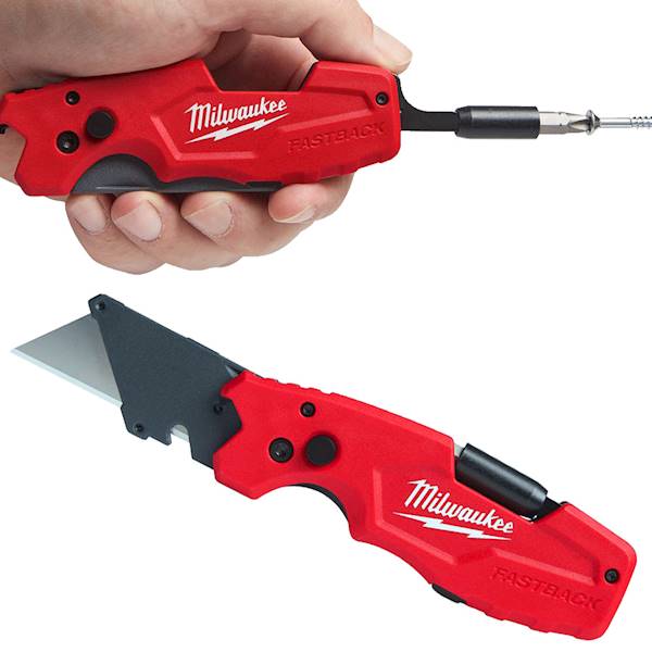 Nóż nożyk składany FASTBACK 6W1 trapez Milwaukee - 4932478559