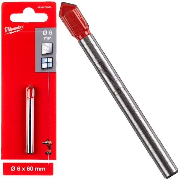 Wiertło do szkła i ceramiki Milwaukee 6mm - 4932471958